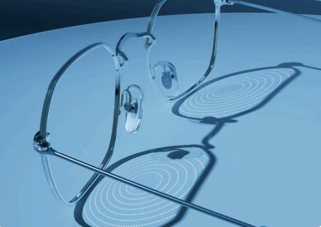 Girl is rubbing her eye with glasses 